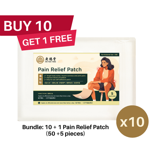 10X Pain Relief Patch (50-pc) + Free 1-Pack