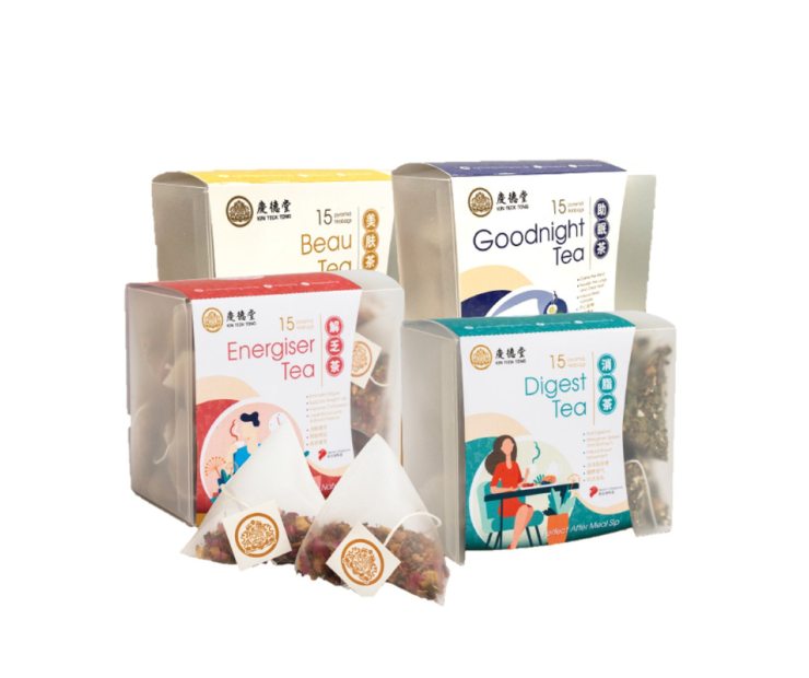 Natural HealthTea Gift Set (4 Boxes x 15's) – Kin Teck Tong TCM